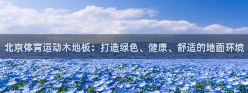 米兰体育app：北京体育运动木地板：打造绿色、健康、舒适的地面环境
